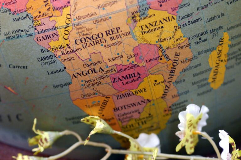 cartina dell'angola