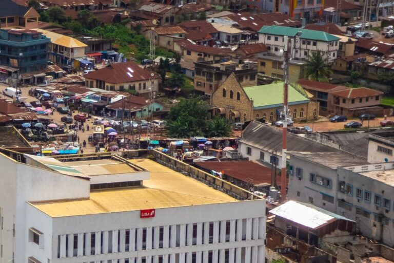 panorama dall'alto di Ibadan, Nigeria