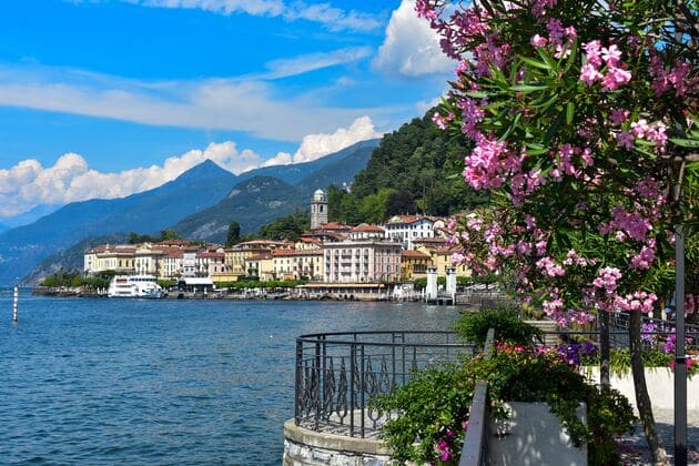 vista sul lago di como