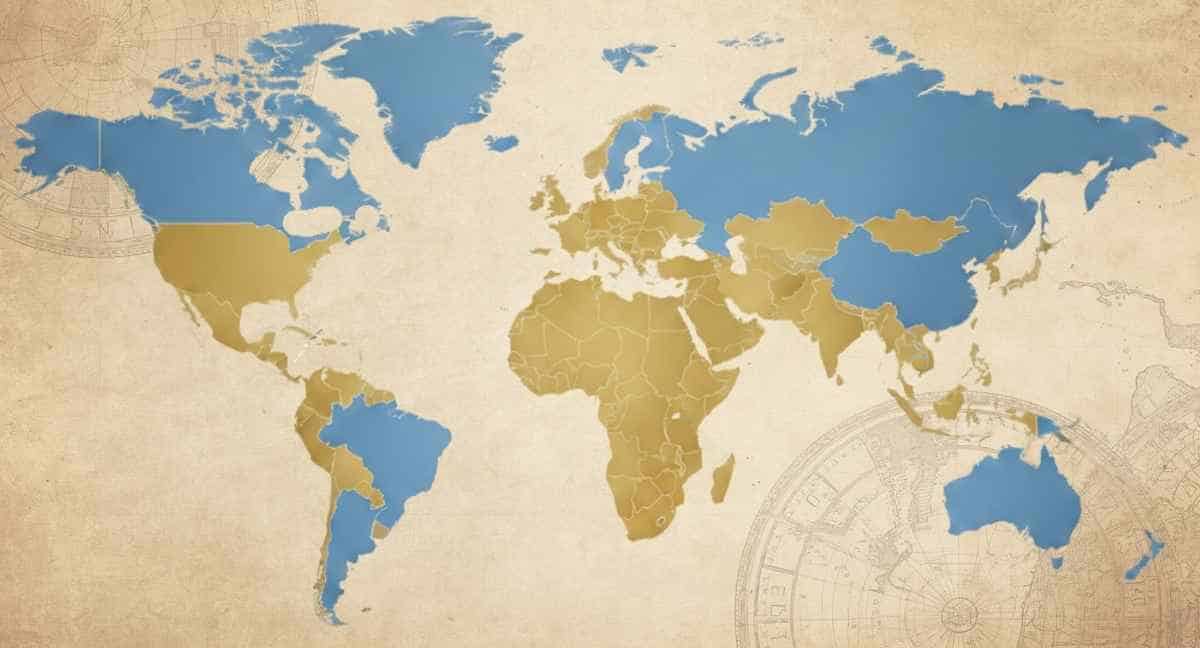 Mappa dei Paesi che possono entrare in Italia senza visto per soggiorni brevi fino a 90 giorni nell’Area Schengen